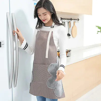 Thick Kitchen Apron - Korean Style Adult Workwear