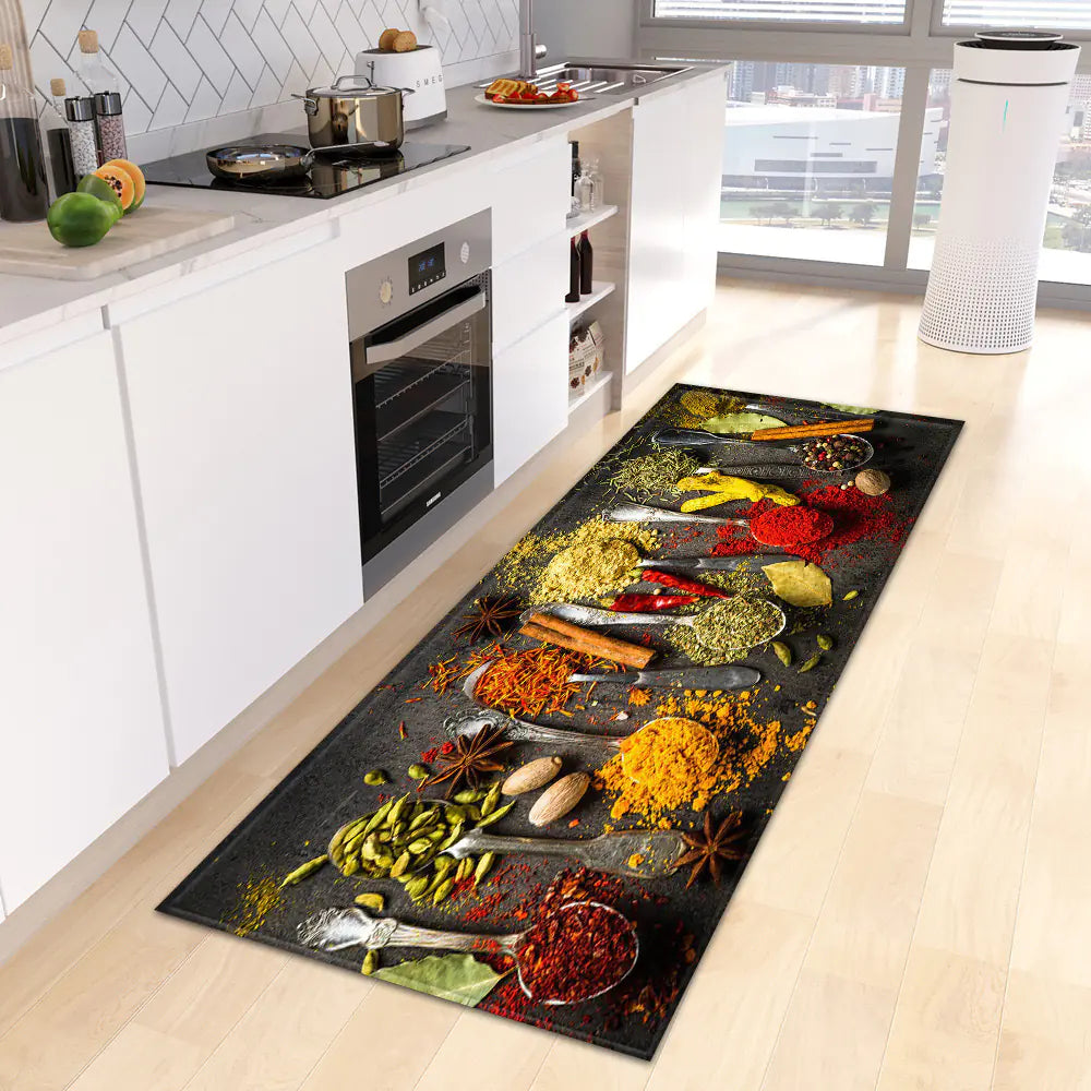 Cross-Border Amazon Faux Cashmere Kitchen Runner Mat