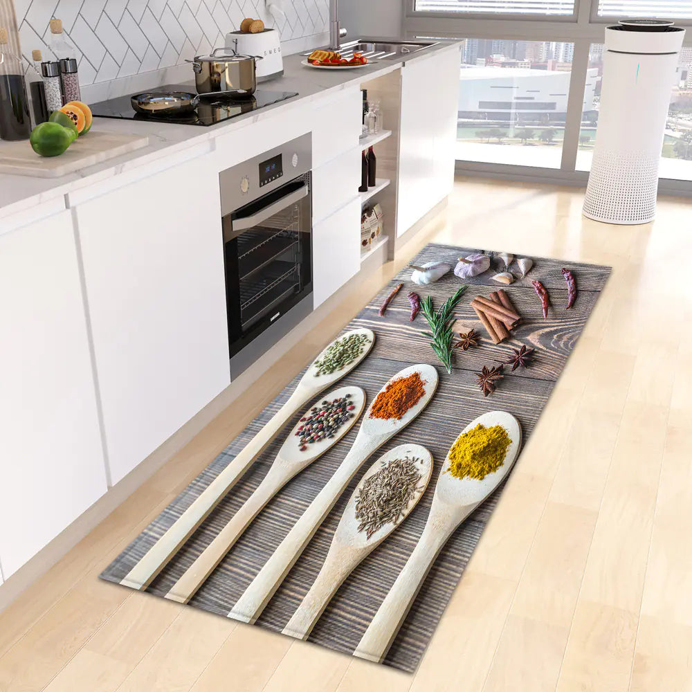 Cross-Border Amazon Faux Cashmere Kitchen Runner Mat