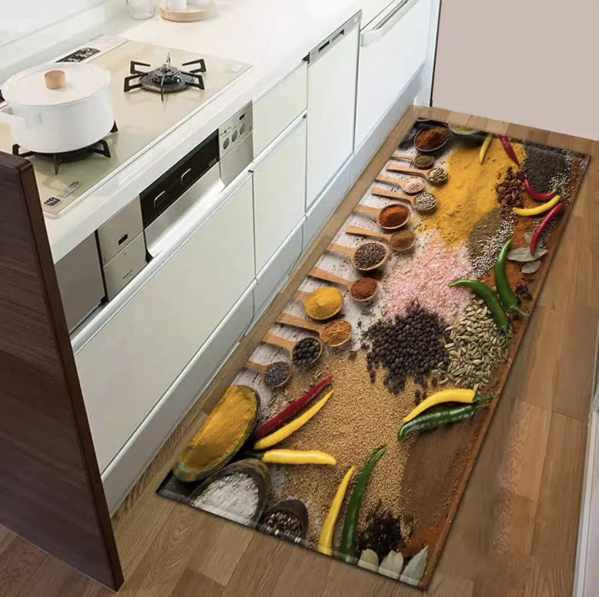 Cross-Border Amazon Faux Cashmere Kitchen Runner Mat