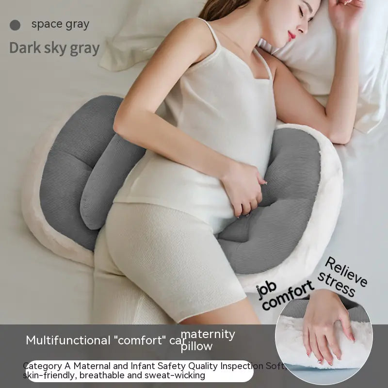 U-shaped Pregnancy Support Pillow for Side Sleeping
