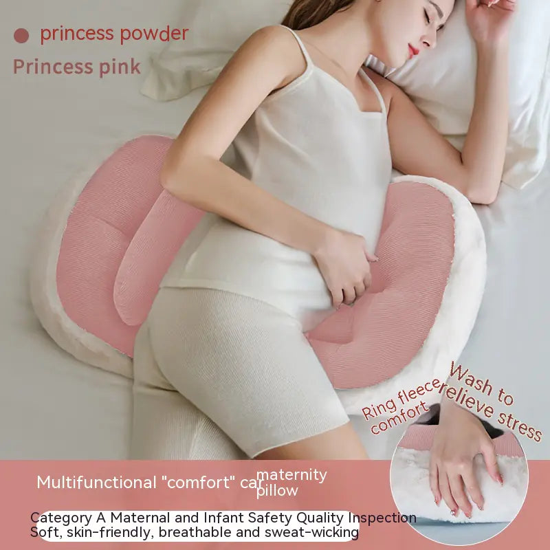 U-shaped Pregnancy Support Pillow for Side Sleeping
