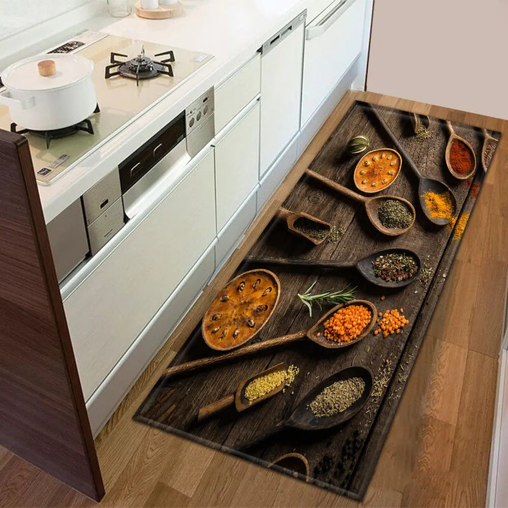 Cross-Border Amazon Faux Cashmere Kitchen Runner Mat