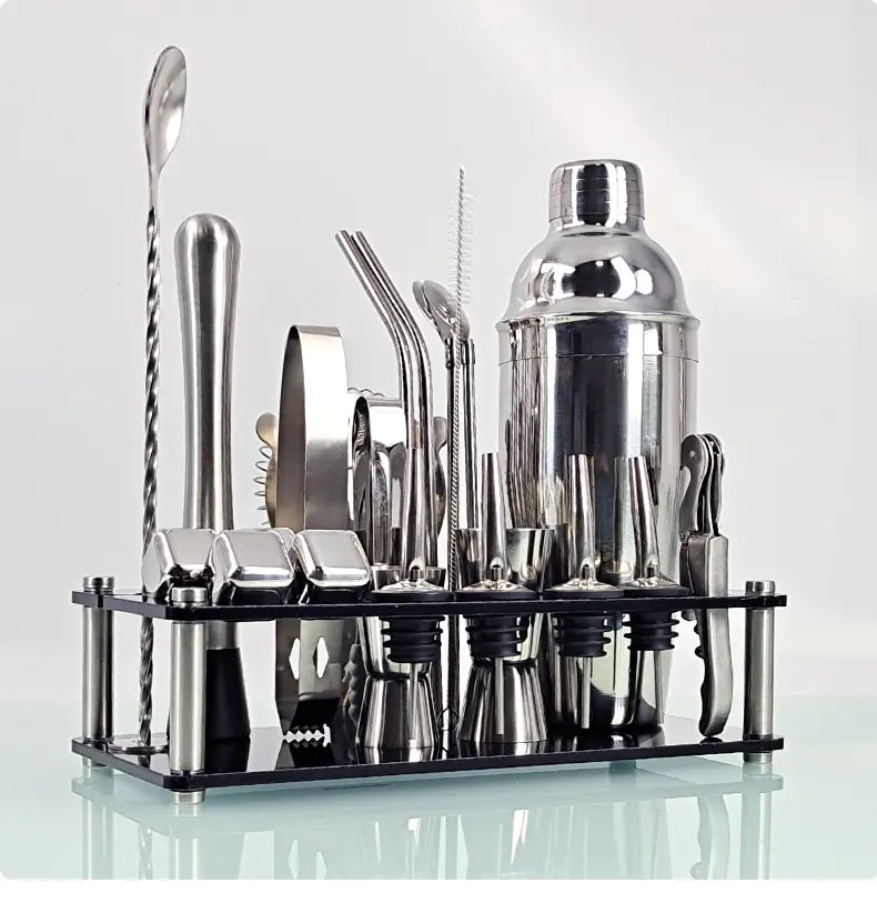 Stainless Steel Ice Acrylic Set