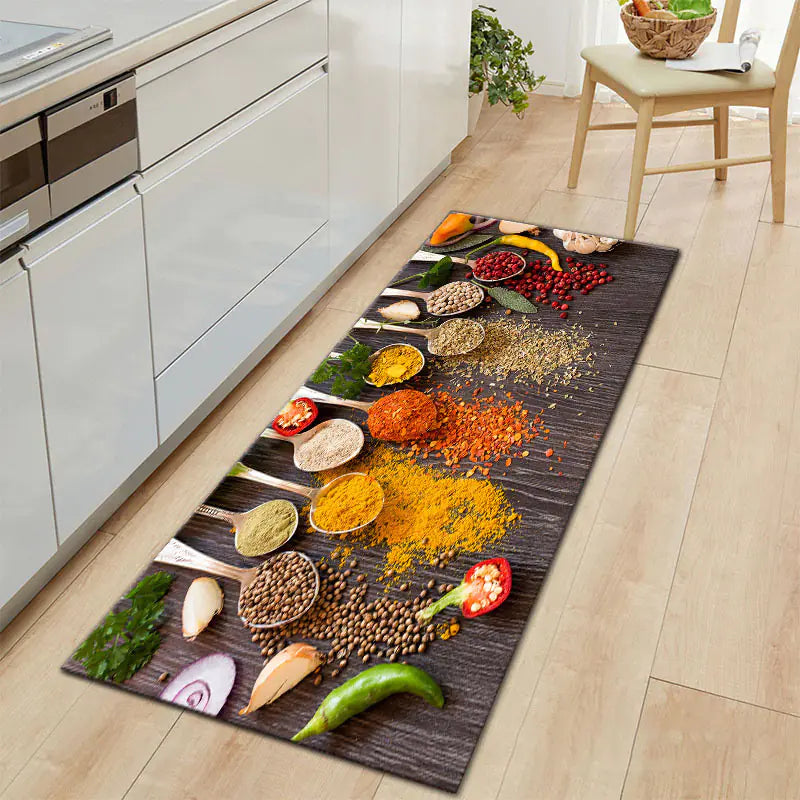 Cross-Border Amazon Faux Cashmere Kitchen Runner Mat