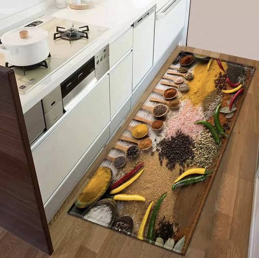 Cross-Border Amazon Faux Cashmere Kitchen Runner Mat