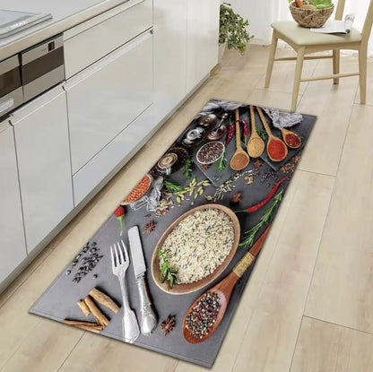 Cross-Border Amazon Faux Cashmere Kitchen Runner Mat